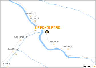 map of Verkholensk