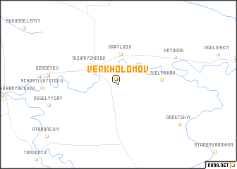 map of Verkholomov