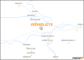 map of Verkholuz\