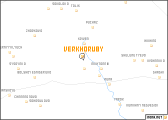 map of Verkhoruby