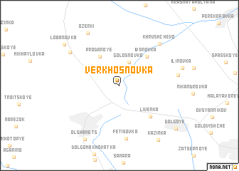 map of Verkhosnovka