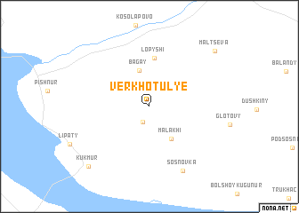 map of Verkhotul\