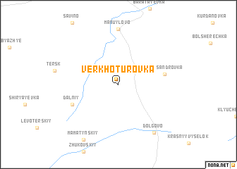 map of Verkhoturovka