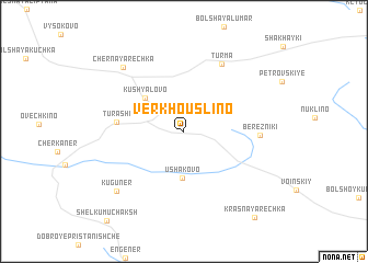 map of Verkhouslino