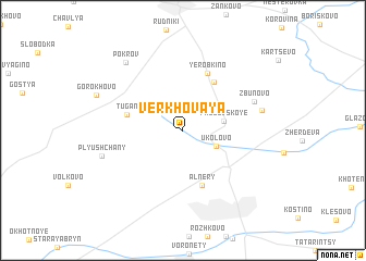 map of Verkhovaya