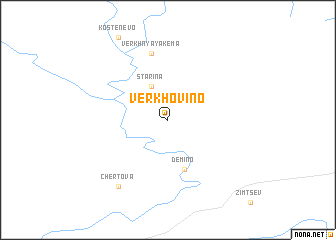 map of Verkhovino