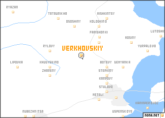 map of Verkhovskiy