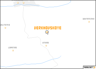 map of Verkhovskoye
