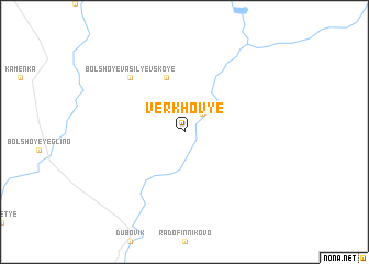 map of Verkhov\