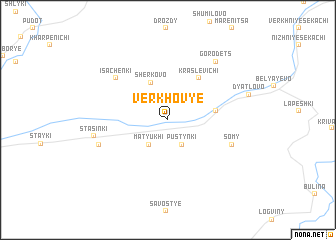 map of Verkhov\