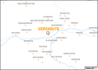 map of Verkhov\