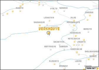 map of Verkhov\