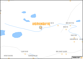 map of Verkhov\