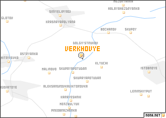 map of Verkhov\