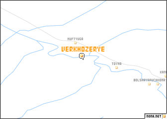 map of Verkhozër\