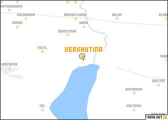 map of Verkhutina