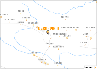 map of Verkhviani