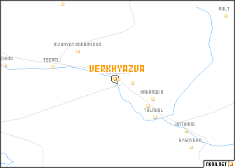 map of Verkh-Yaz\