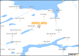 map of Verkland