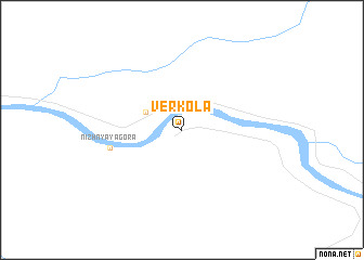 map of Verkola