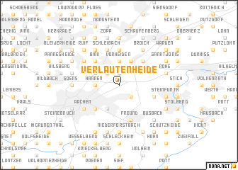 map of Verlautenheide