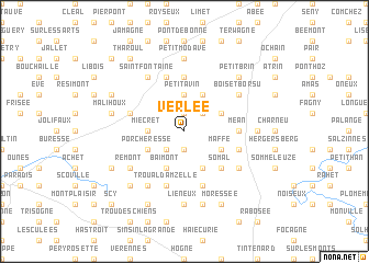 map of Verlée