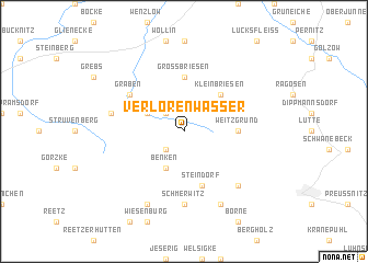 map of Verlorenwasser