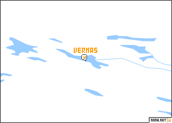 map of Vermas