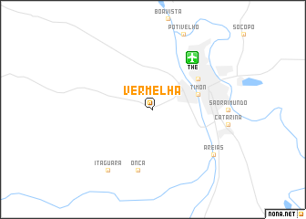 map of Vermelha