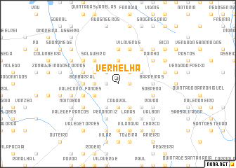 map of Vermelha