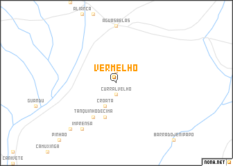 map of Vermelho