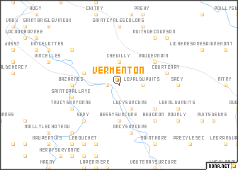 map of Vermenton