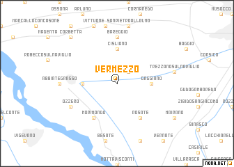 map of Vermezzo