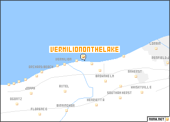 map of Vermilion-on-the-Lake