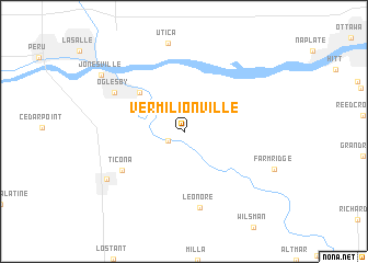 map of Vermilionville