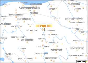 map of Vermilion