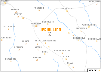 map of Vermillion