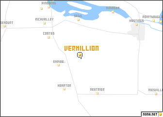 map of Vermillion