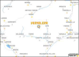 map of Vermolera