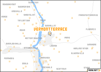 map of Vermont Terrace