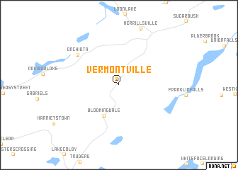 map of Vermontville