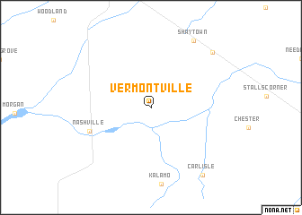 map of Vermontville