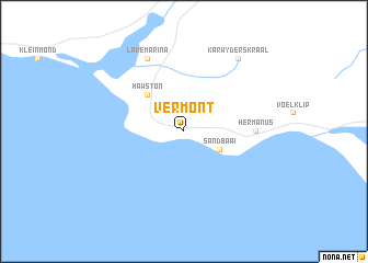 map of Vermont