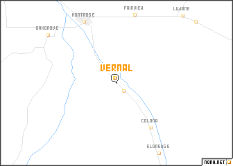 map of Vernal