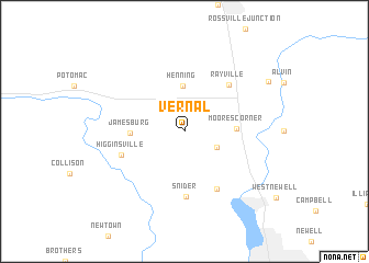 map of Vernal