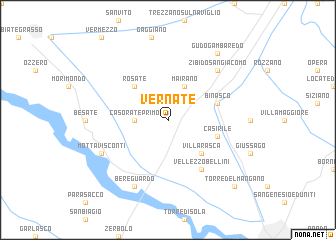 map of Vernate