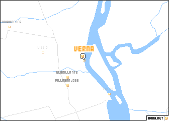 map of Verna