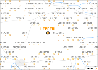 map of Verneuil