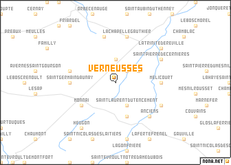map of Verneusses