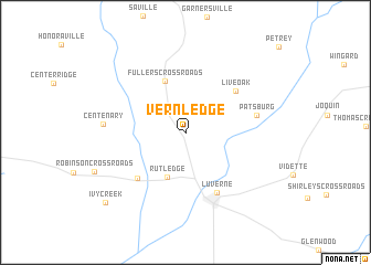 map of Vernledge